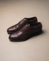 Berwick Cap Toe Oxford – Dark Brown